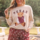 PREORDER- Benny The Bear Texas Pullover, Maroon
