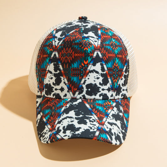 Western Cow Print Hat