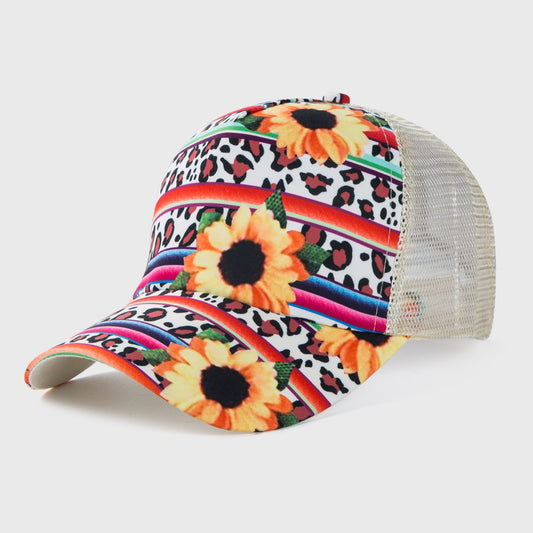 Sunflower Serape Hat