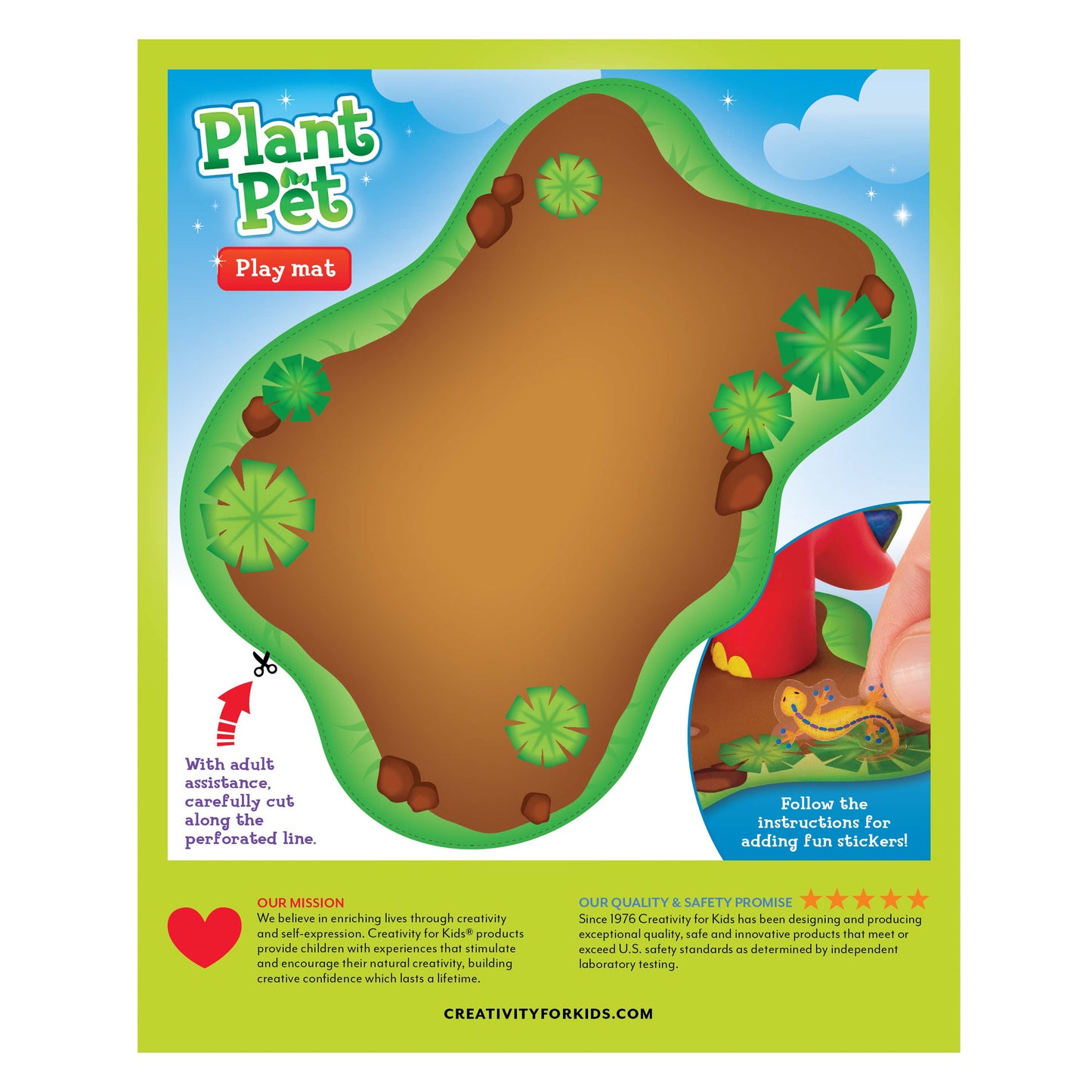 Self-Watering Dinosaur Plant Pet Grow Craft Kit for Kids