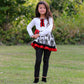 Girls Damask Dress & Leggings