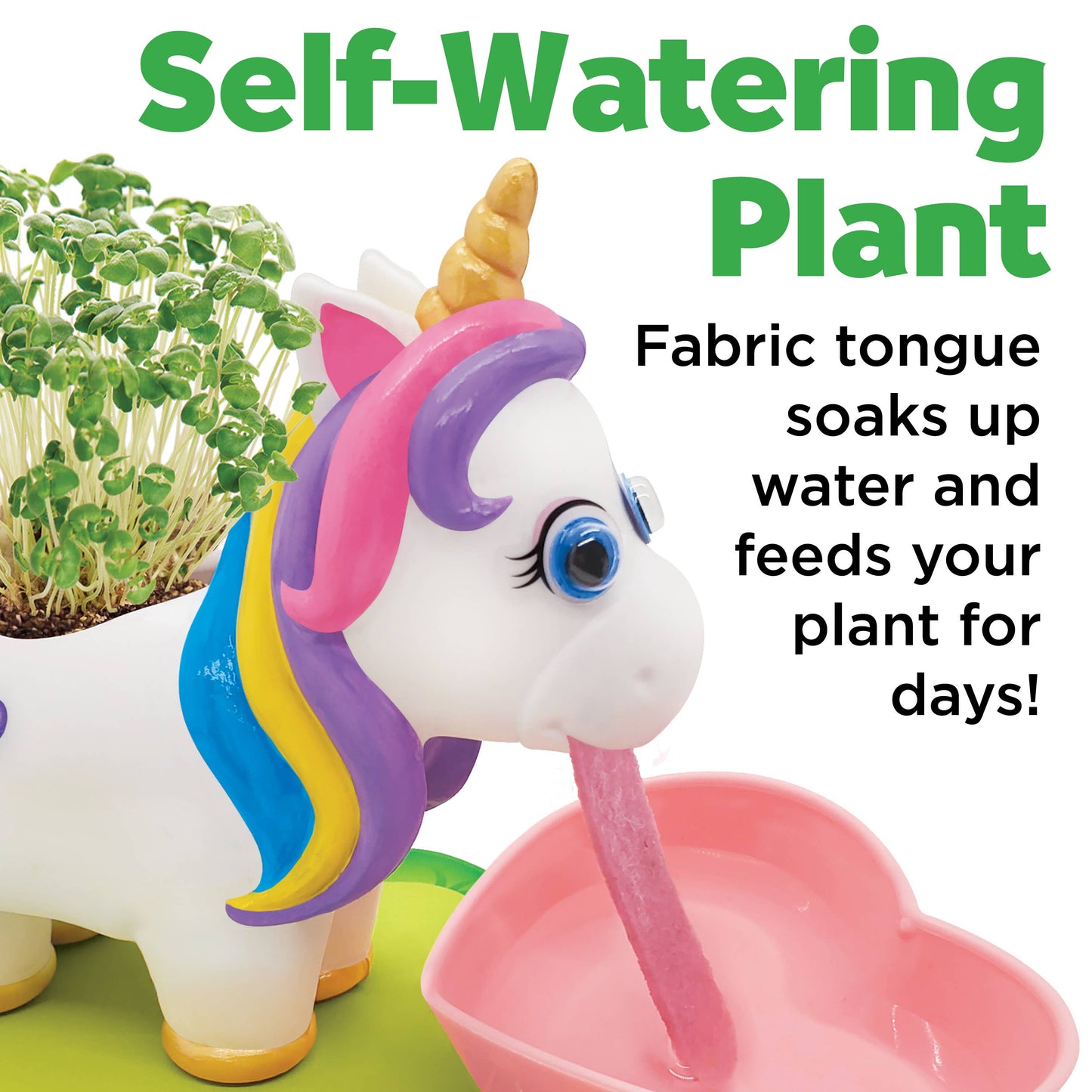 Self-Watering Plant Pet Unicorn Grow Craft Kit for Kids