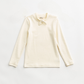 Vanilla Cream Neck Tie Top