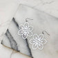 'Mama' Filigree Flower Dangle Earrings