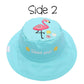 Kids UPF50+ Sun Hat  - Flamingo/Pineapple